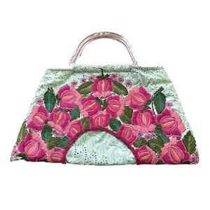 Coleccion Luna Guatemala Embroidered Floral Fair Trade Handbag